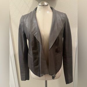 Trouvé Grey Leather Jacket